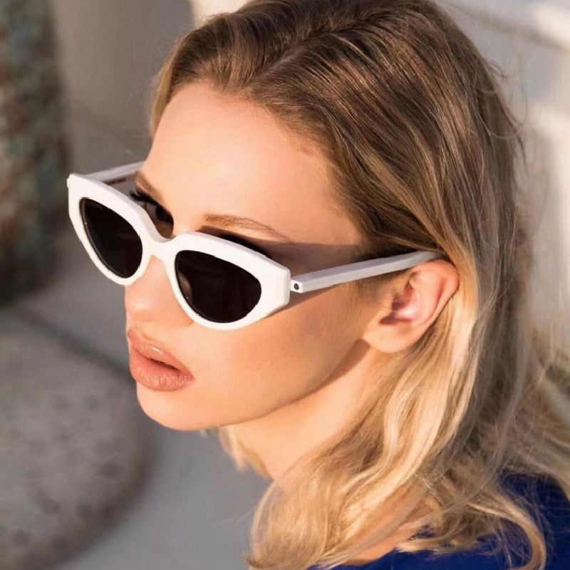 Casual Daily Solid Color Patchwork Basic Sunglasses