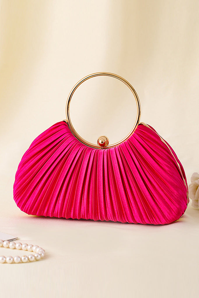 Daily Solid Color Pleated Bags