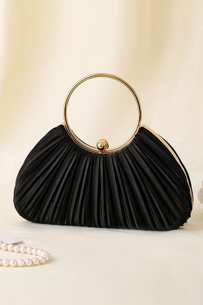 Daily Solid Color Pleated Bags