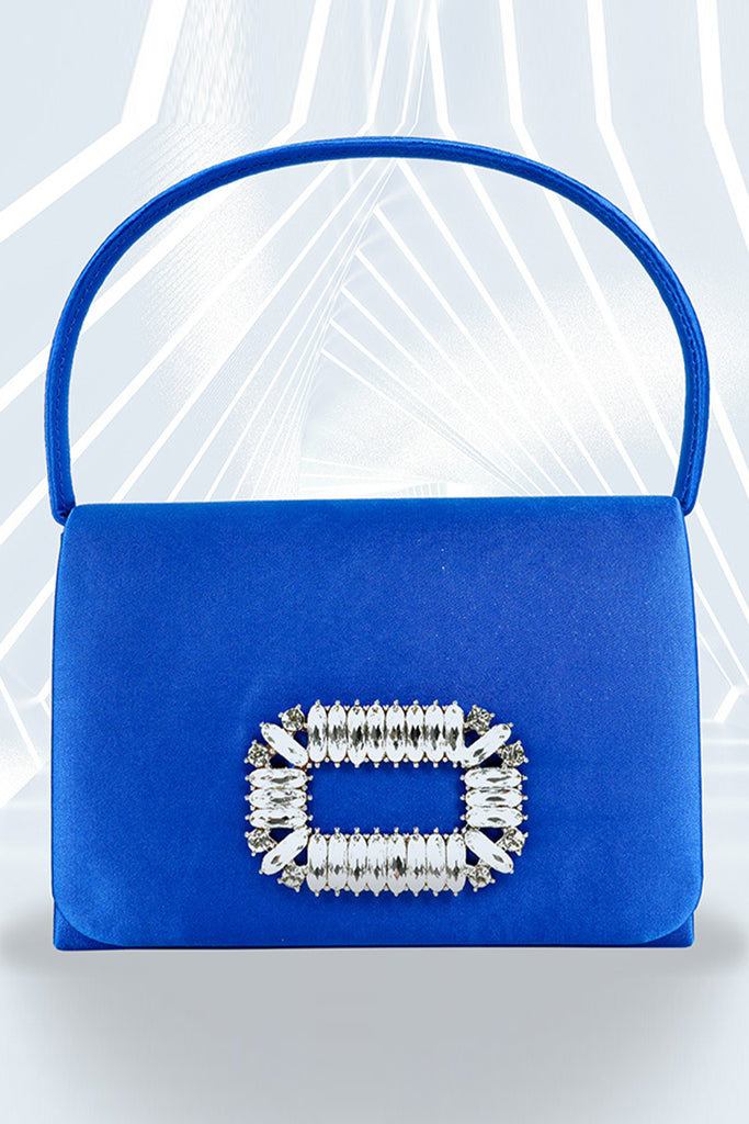 Daily Solid Color Rhinestone Decor Bags