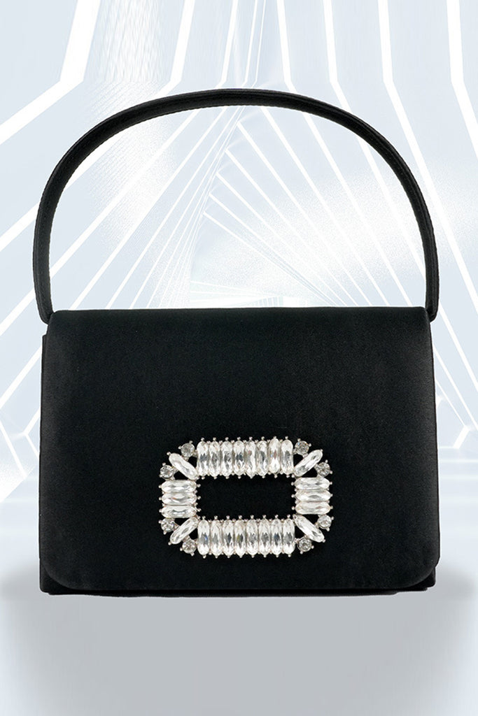 Daily Solid Color Rhinestone Decor Bags